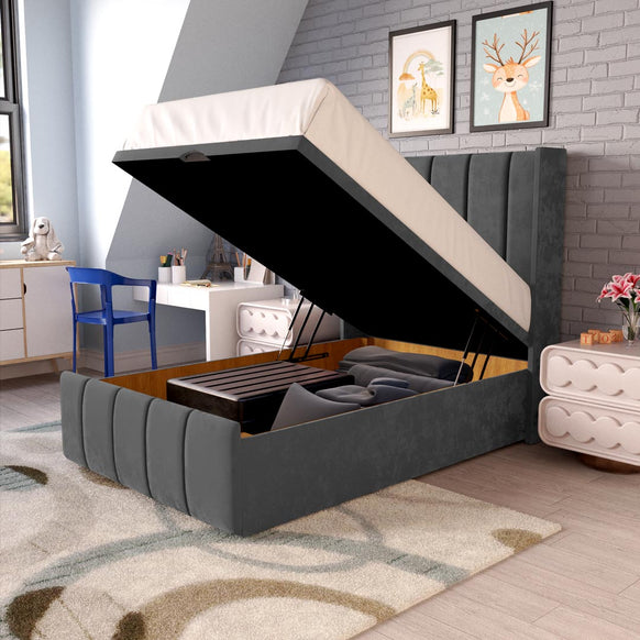Cidra Kids Wingback Ottoman Divan Bed