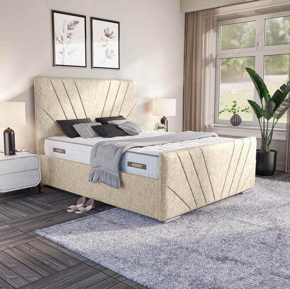 Fiji Sunrise Upholstered Ottoman Bed