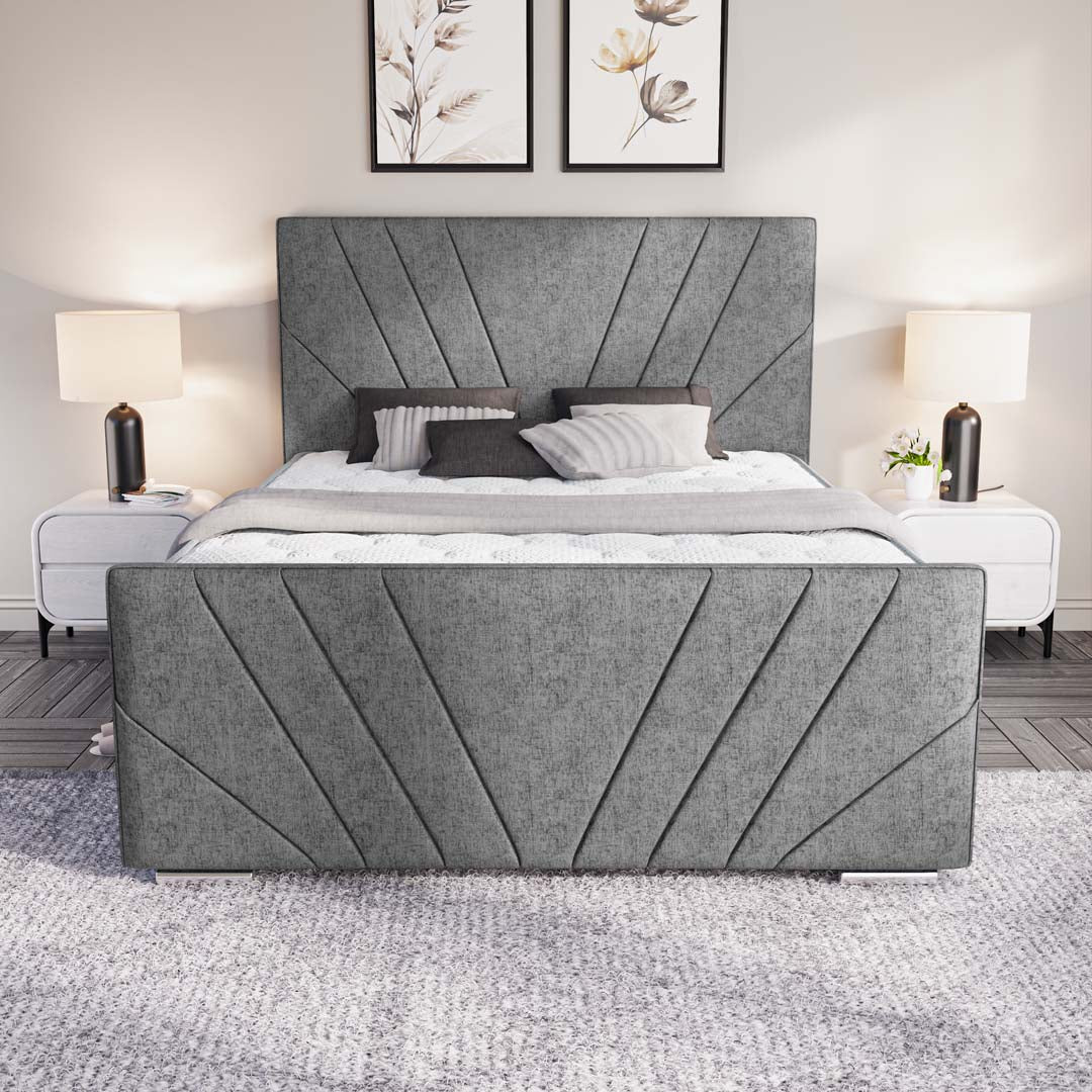 Fiji Sunrise Upholstered Ottoman Bed