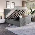 Fiji Sunrise Upholstered Ottoman Bed