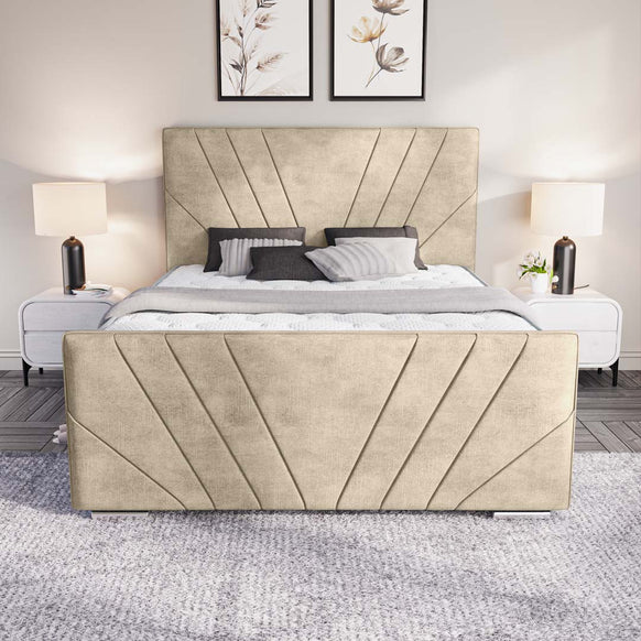 Fiji Sunrise Upholstered Ottoman Bed