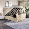 Fiji Sunrise Upholstered Ottoman Bed