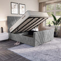 Fiji Sunrise Upholstered Ottoman Bed