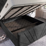 Fiji Sunrise Upholstered Ottoman Bed