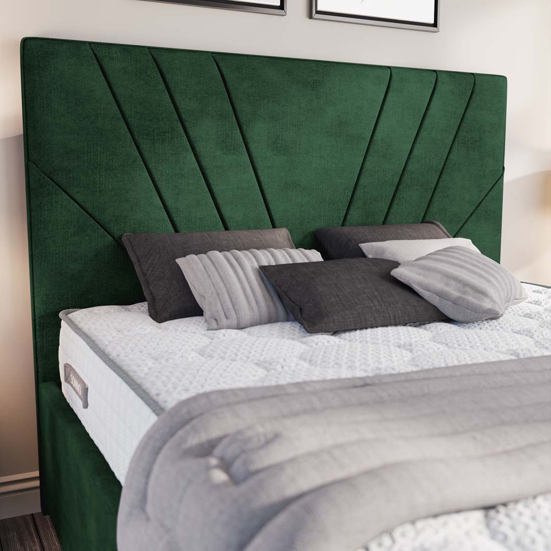 Fiji Sunrise Upholstered Ottoman Bed