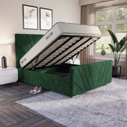 Fiji Sunrise Upholstered Ottoman Bed