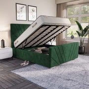 Fiji Sunrise Upholstered Ottoman Bed