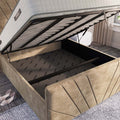 Fiji Sunrise Upholstered Ottoman Bed