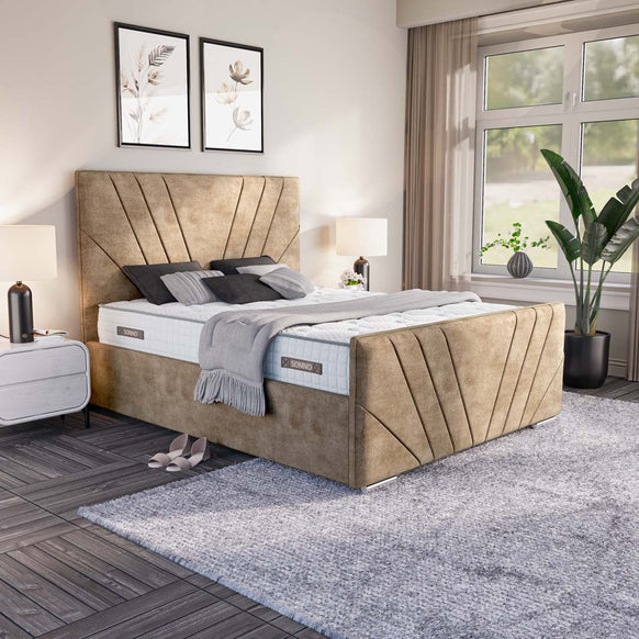 Fiji Sunrise Upholstered Ottoman Bed