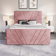Fiji Sunrise Upholstered Ottoman Bed