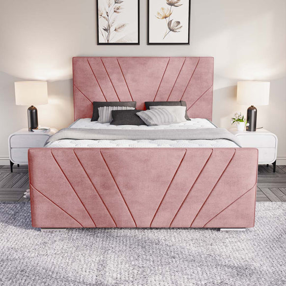 Fiji Sunrise Upholstered Ottoman Bed