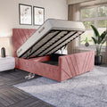 Fiji Sunrise Upholstered Ottoman Bed