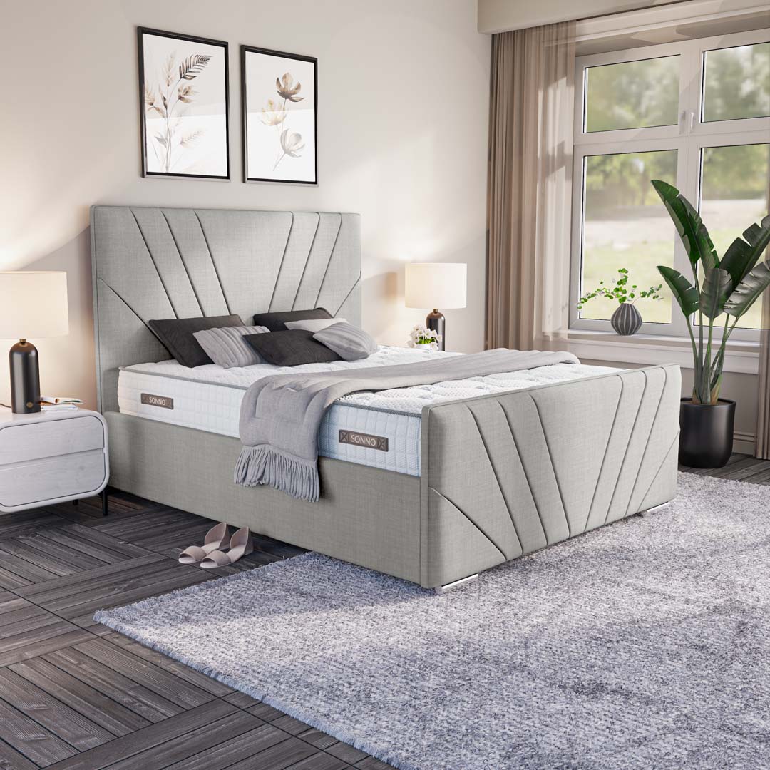 Fiji Sunrise Upholstered Ottoman Bed