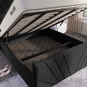 Fiji Sunrise Upholstered Ottoman Bed