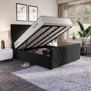 Fiji Sunrise Upholstered Ottoman Bed