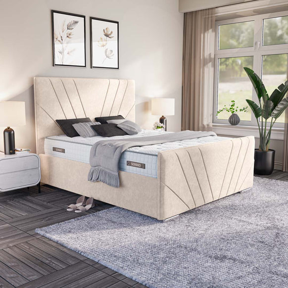 Fiji Sunrise Upholstered Ottoman Bed