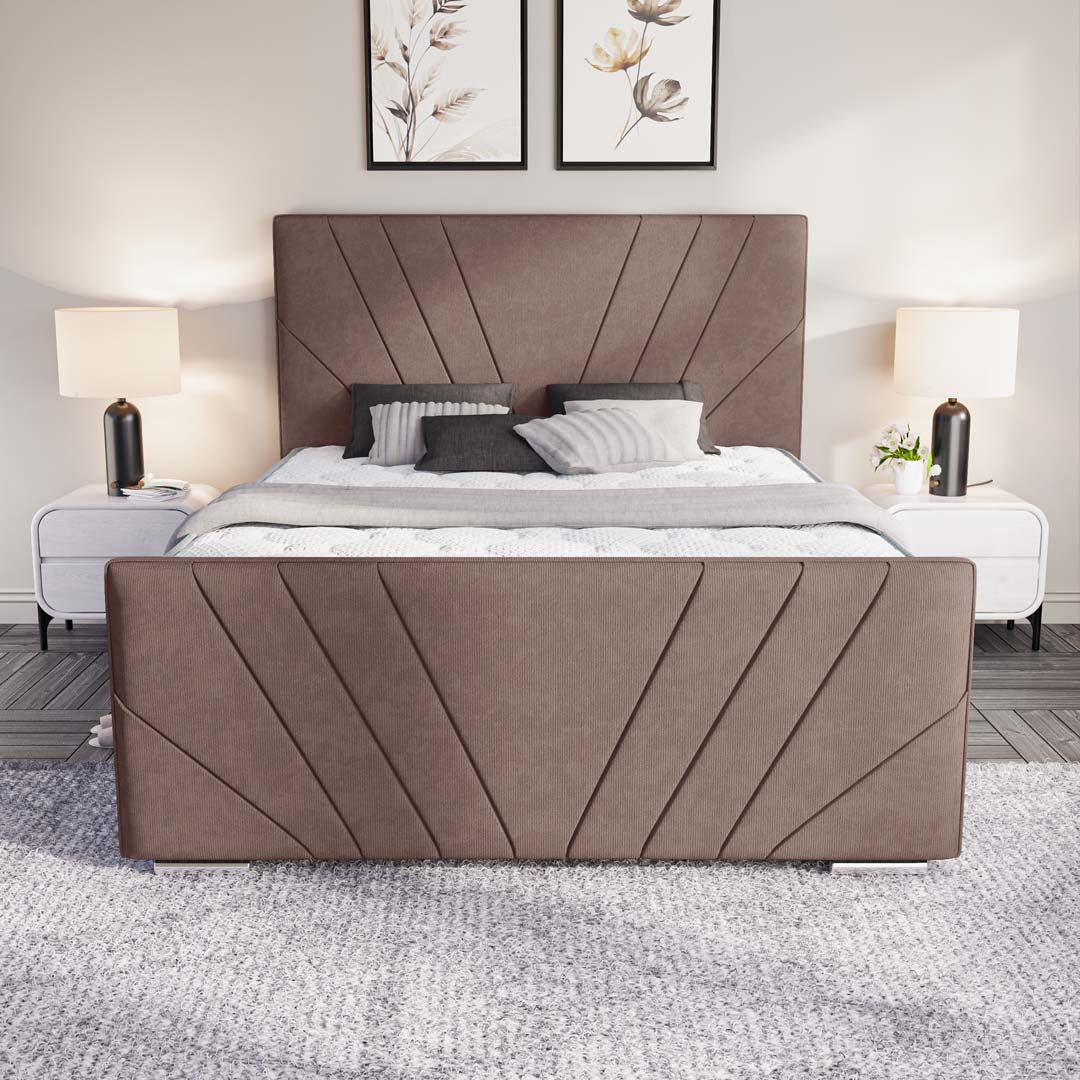 Fiji Sunrise Upholstered Ottoman Bed