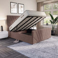 Fiji Sunrise Upholstered Ottoman Bed