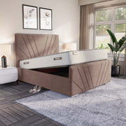 Fiji Sunrise Upholstered Ottoman Bed