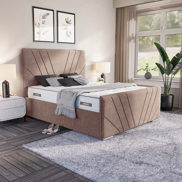 Fiji Sunrise Upholstered Ottoman Bed