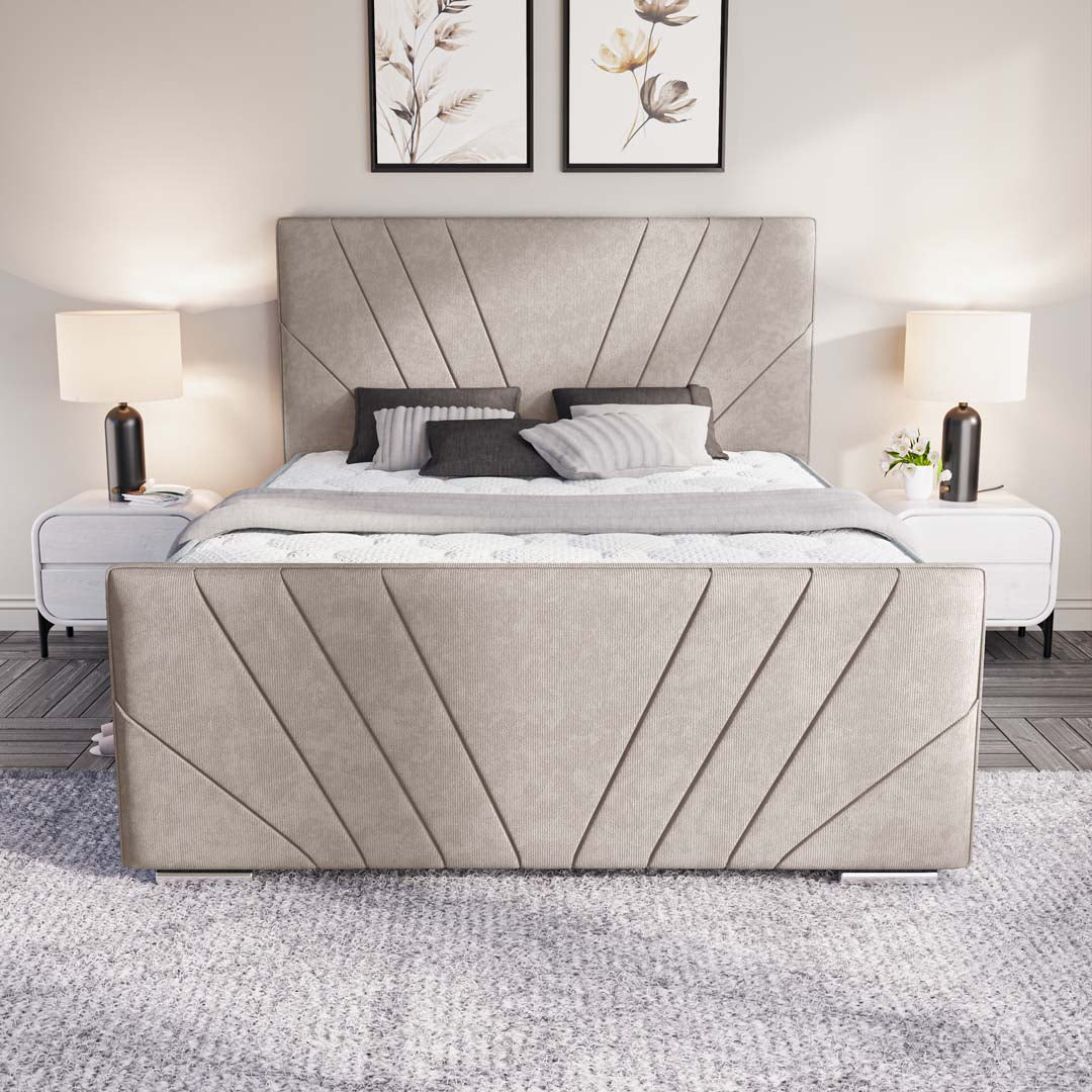 Fiji Sunrise Upholstered Ottoman Bed