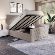 Fiji Sunrise Upholstered Ottoman Bed