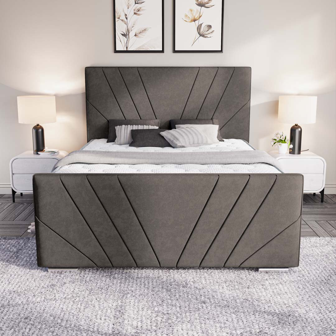 Fiji Sunrise Upholstered Ottoman Bed