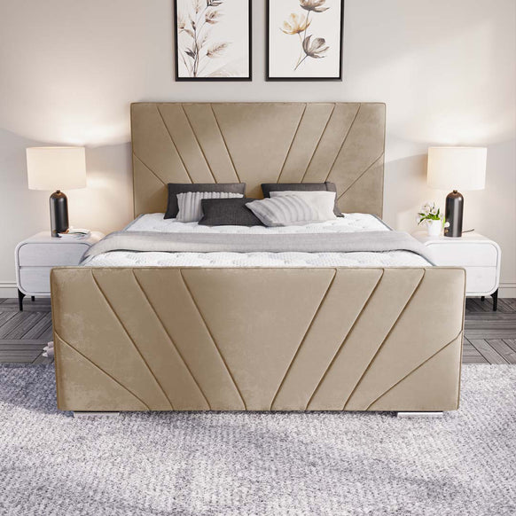 Fiji Sunrise Upholstered Ottoman Bed