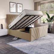 Fiji Sunrise Upholstered Ottoman Bed