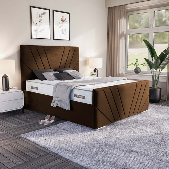 Fiji Sunrise Upholstered Ottoman Bed