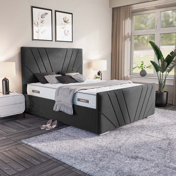 Fiji Sunrise Upholstered Ottoman Bed