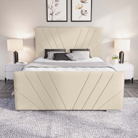 Fiji Sunrise Upholstered Ottoman Bed