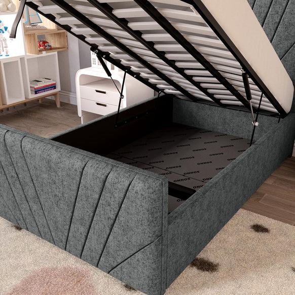 Fiji Kids Sunrise Upholstered Ottoman Bed