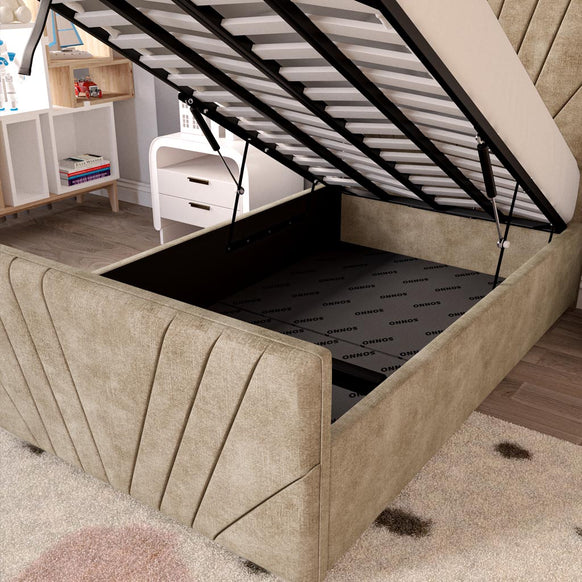 Fiji Kids Sunrise Upholstered Ottoman Bed