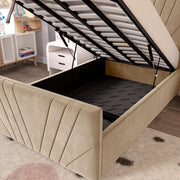 Fiji Kids Sunrise Upholstered Ottoman Bed