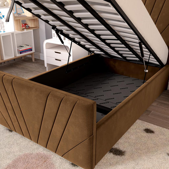 Fiji Kids Sunrise Upholstered Ottoman Bed