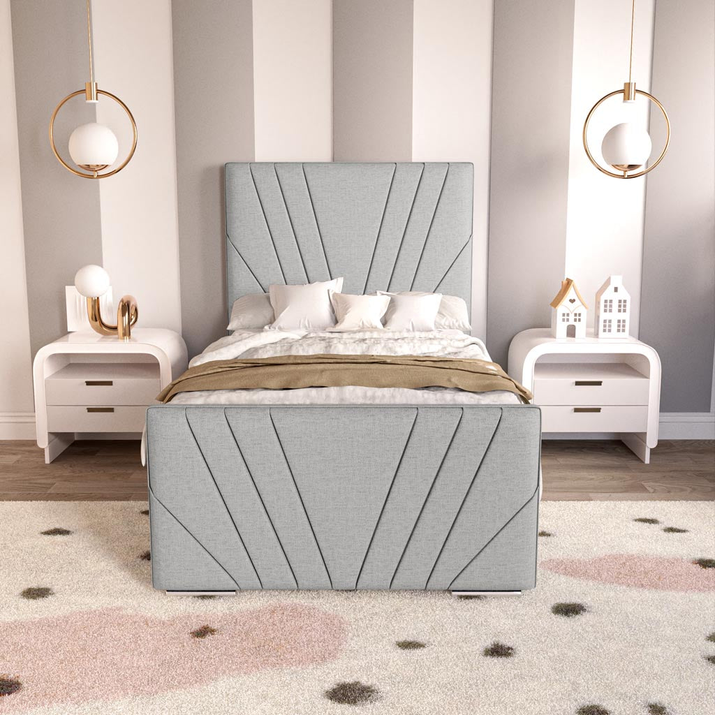 Fiji Kids Sunrise Upholstered Ottoman Bed