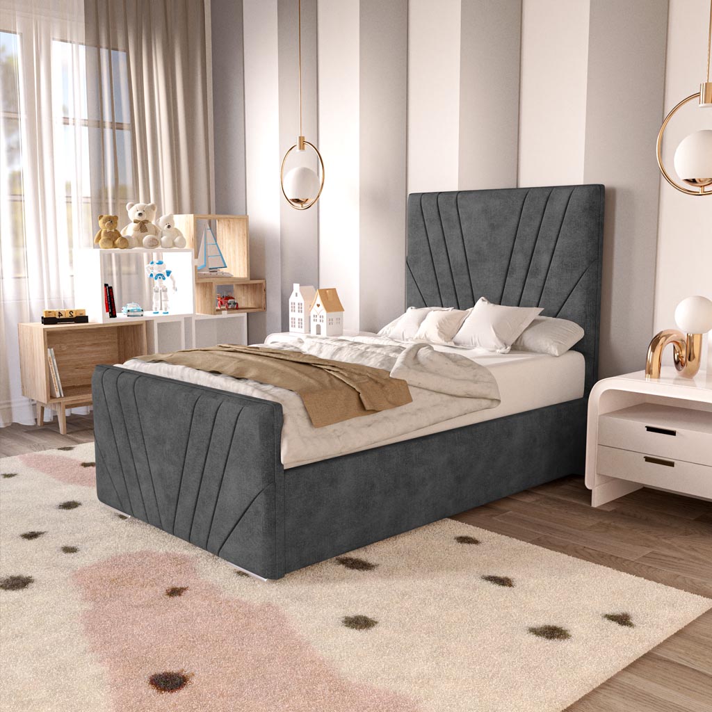 Fiji Kids Sunrise Upholstered Ottoman Bed