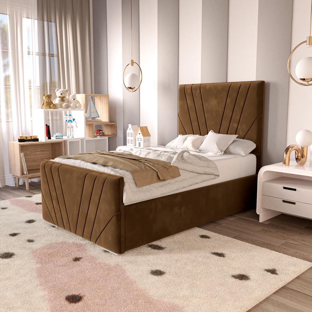 Fiji Kids Sunrise Upholstered Ottoman Bed