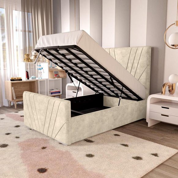 Fiji Kids Sunrise Upholstered Ottoman Bed