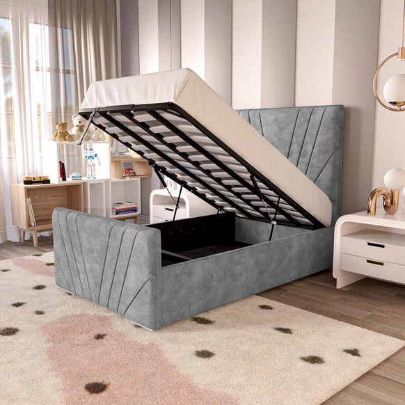 Fiji Kids Sunrise Upholstered Ottoman Bed
