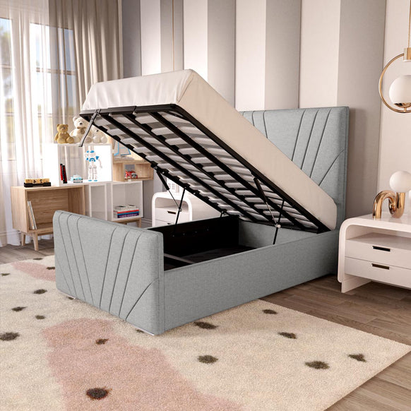 Fiji Kids Sunrise Upholstered Ottoman Bed