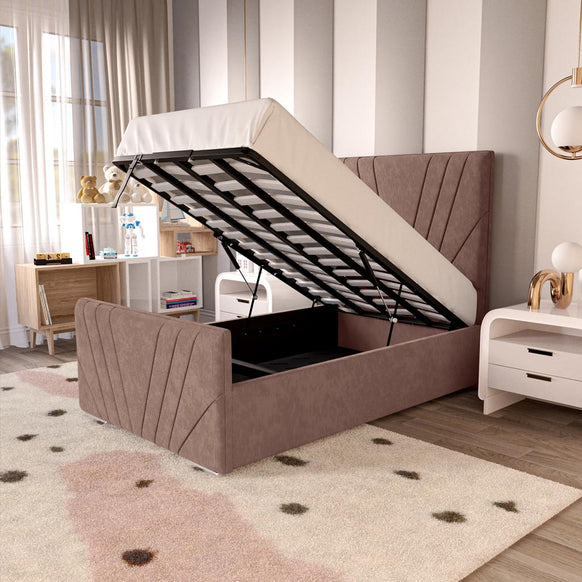 Fiji Kids Sunrise Upholstered Ottoman Bed