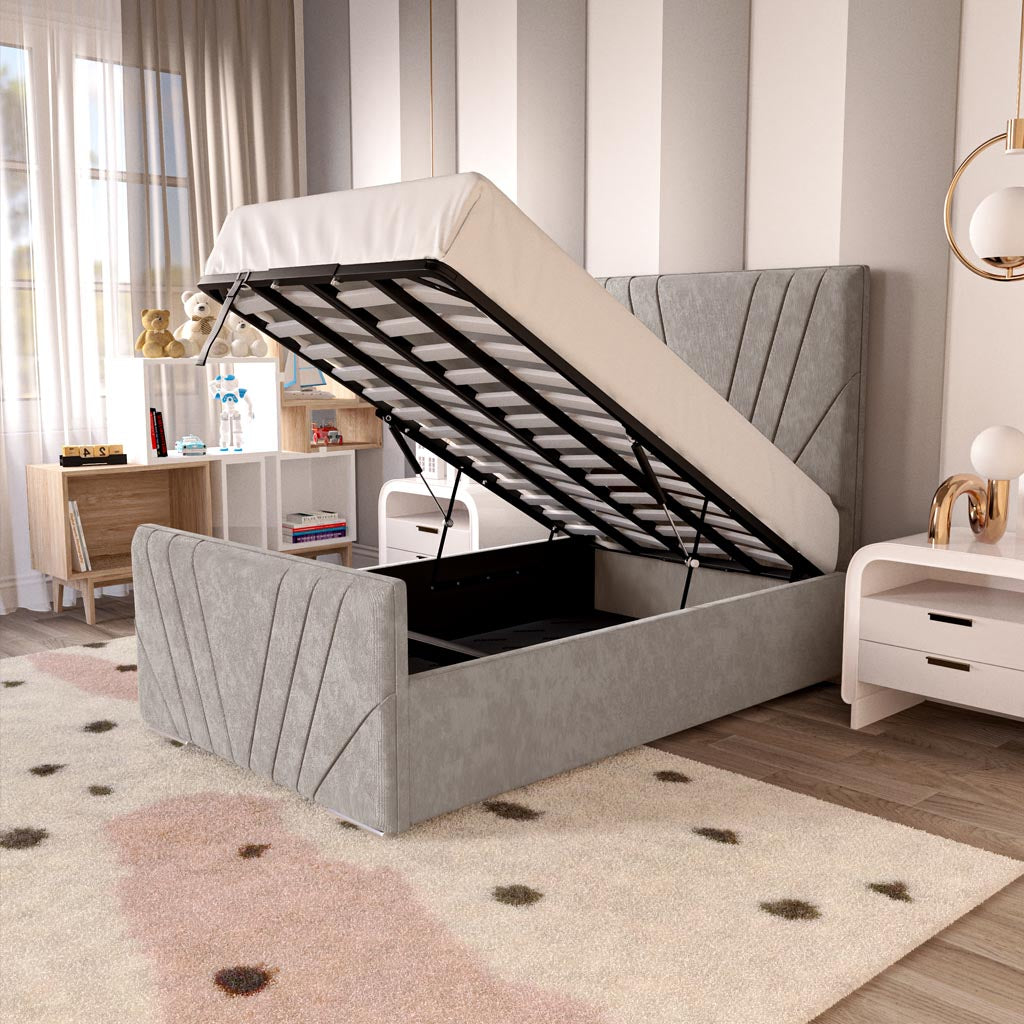 Fiji Kids Sunrise Upholstered Ottoman Bed