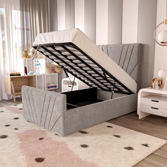 Fiji Kids Sunrise Upholstered Ottoman Bed