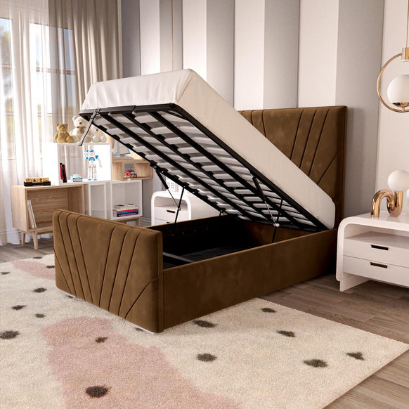 Fiji Kids Sunrise Upholstered Ottoman Bed
