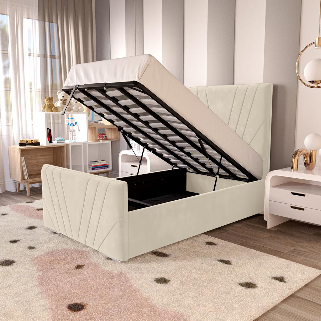 Fiji Kids Sunrise Upholstered Ottoman Bed