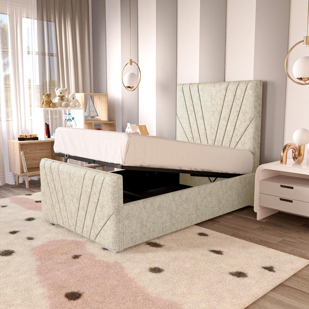 Fiji Kids Sunrise Upholstered Ottoman Bed