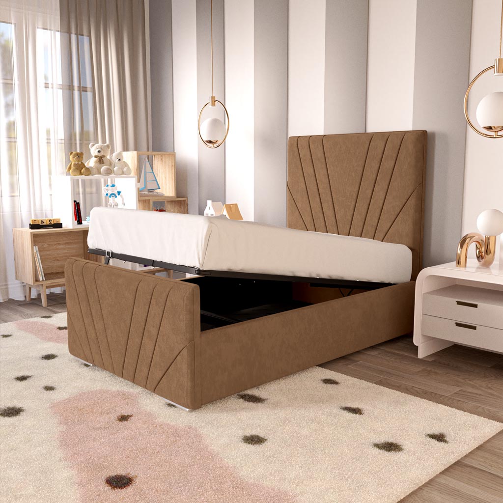 Fiji Kids Sunrise Upholstered Ottoman Bed