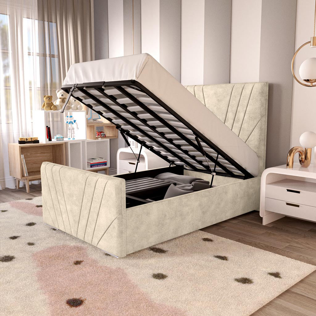 Fiji Kids Sunrise Upholstered Ottoman Bed